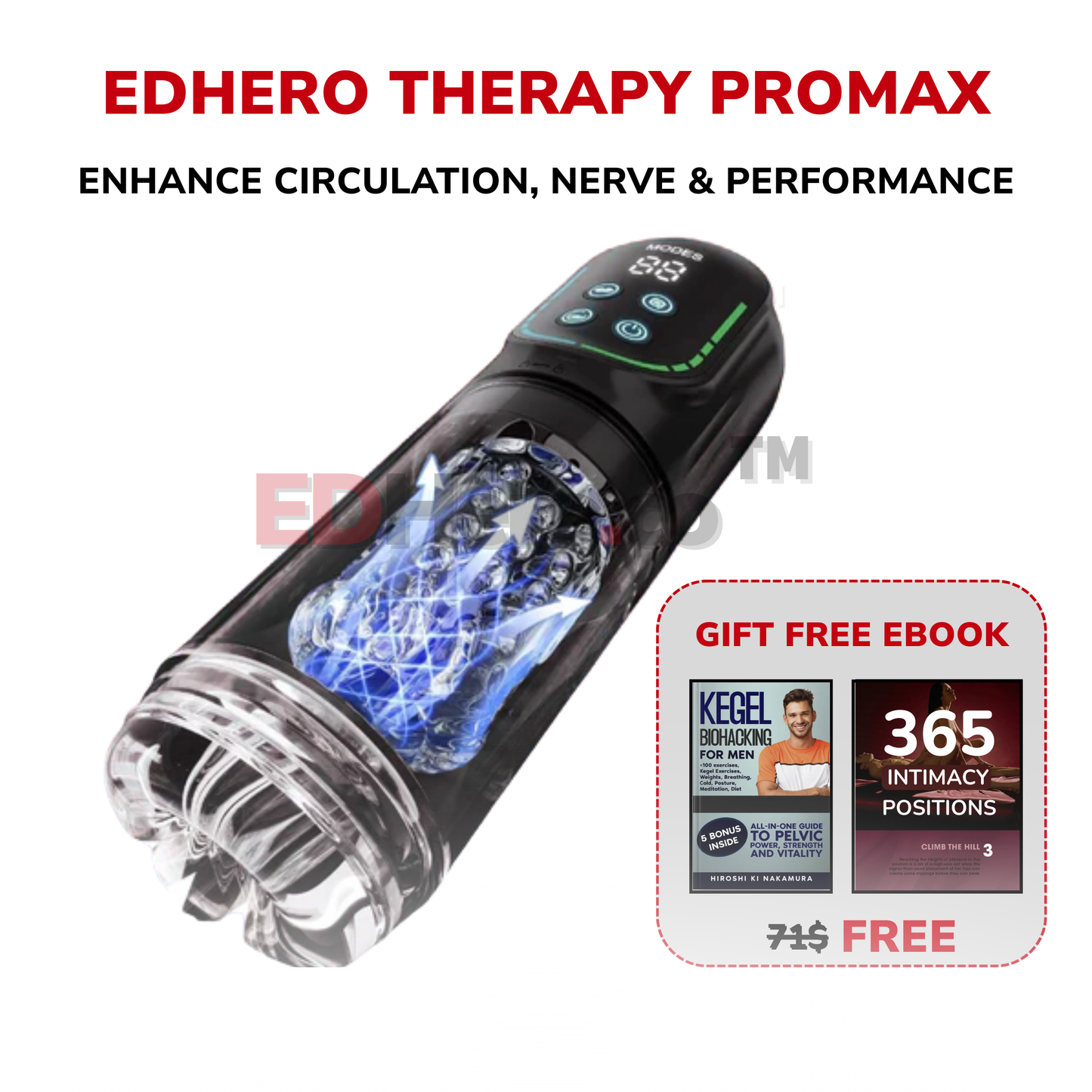 The EDHero™ Shockwave Therapy Promax
